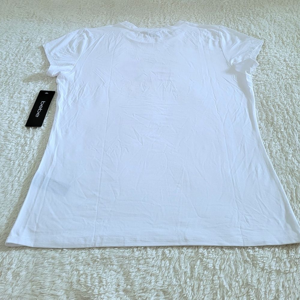 bebe "Love"💜 Lips💋 Top - NWT - Picture 15 of 16